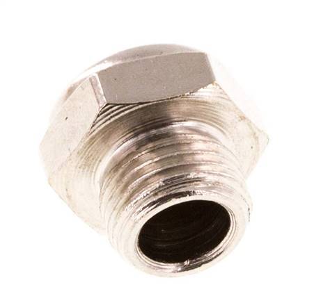 G1/8'' Nickel-Plated Brass Compact Pneumatic Muffler 1.4301 Wire Mesh [10 Pieces]