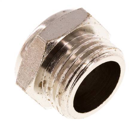 G1/2'' Vernikkeld Messing Compact Pneumatische Geluiddemper 1.4301 Draadgaas [2 Stuks]