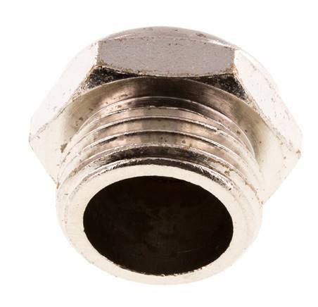 G1/2'' Vernikkeld Messing Compact Pneumatische Geluiddemper 1.4301 Draadgaas [2 Stuks]