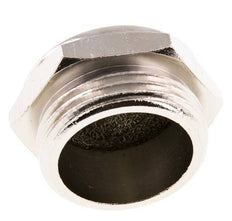 G1'' Vernikkeld Messing Compact Pneumatische Geluiddemper 1.4301 Draadgaas