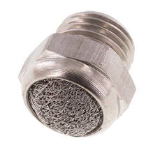 G1/4'' Roestvrijstalen Compacte Pneumatische Geluiddemper 1.4301 Mesh