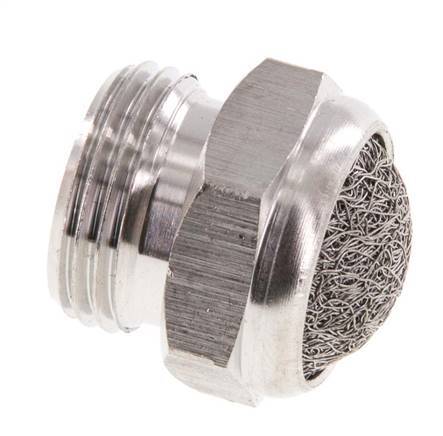 G3/8'' Roestvrijstalen Compacte Pneumatische Geluiddemper 1.4301 Draadgaas