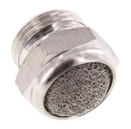G3/8'' Roestvrijstalen Compacte Pneumatische Geluiddemper 1.4301 Draadgaas