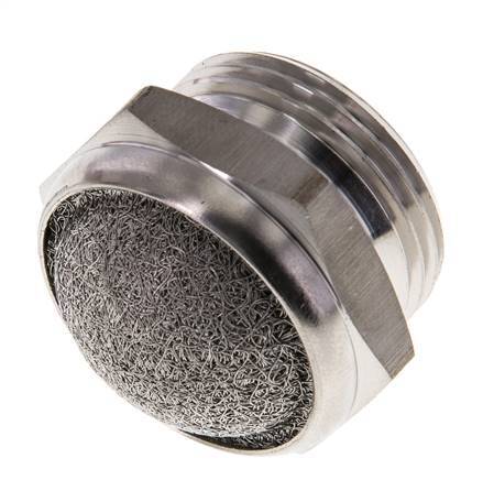 G3/4'' Roestvrijstalen Compacte Pneumatische Geluiddemper 1.4301 Draadgaas