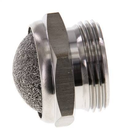 G3/4'' Roestvrijstalen Compacte Pneumatische Geluiddemper 1.4301 Draadgaas