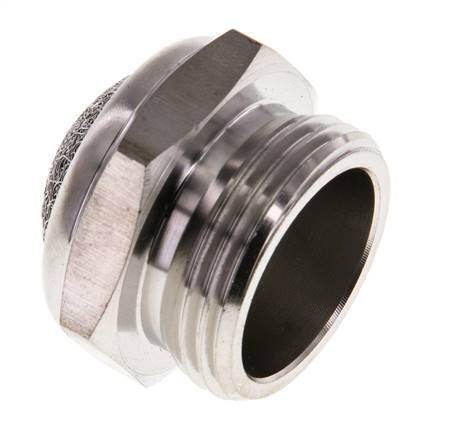 G3/4'' Roestvrijstalen Compacte Pneumatische Geluiddemper 1.4301 Draadgaas