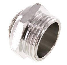 G1'' Roestvrijstalen Compacte Pneumatische Geluiddemper 1.4301 Draadgaas