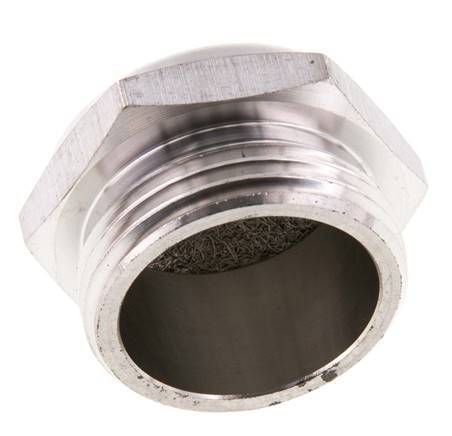 G1'' Roestvrijstalen Compacte Pneumatische Geluiddemper 1.4301 Draadgaas