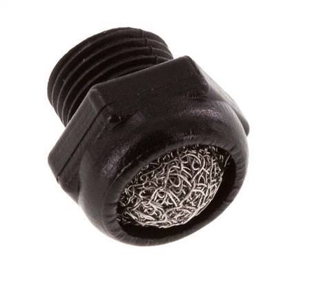 G1/8'' PA Compact Pneumatische Geluiddemper 1.4301 Draadgaas [5 Stuks]