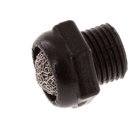 G1/8'' PA Compact Pneumatische Geluiddemper 1.4301 Draadgaas [5 Stuks]