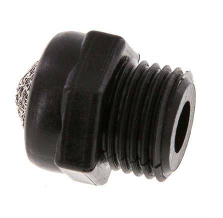 G1/4'' PA Compact Pneumatische Geluiddemper 1.4301 Draadgaas [5 Stuks]