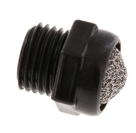G1/4'' PA Compact Pneumatische Geluiddemper 1.4301 Draadgaas [5 Stuks]