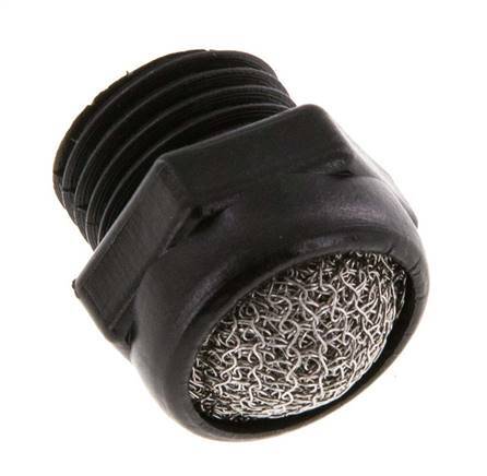G1/4'' PA Compact Pneumatische Geluiddemper 1.4301 Draadgaas [5 Stuks]