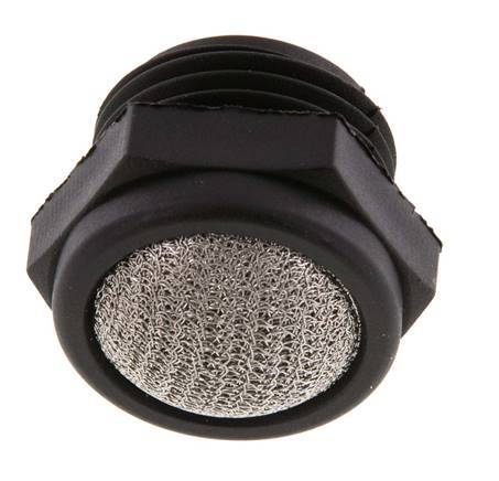 G1/2'' PA Compact Pneumatische Geluiddemper 1.4301 Draadgaas [2 Stuks]