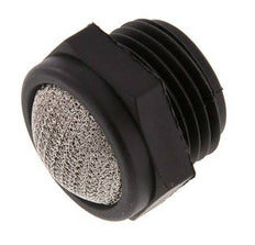 G1/2'' PA Compact Pneumatic Muffler 1.4301 Wire Mesh [2 Pieces]