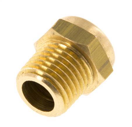 NPT 1/4'' Brass Compact Pneumatic Muffler 1.4301 Wire Mesh [5 Pieces]