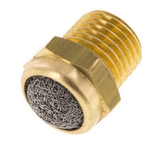 NPT 1/4'' Messing Compacte Pneumatische Geluiddemper 1.4301 Draadgaas [5 Stuks]