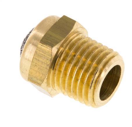 NPT 1/4'' Messing Compacte Pneumatische Geluiddemper 1.4301 Draadgaas [5 Stuks]
