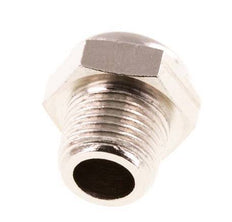 NPT 1/8'' Nickel-Plated Brass Compact Pneumatic Muffler 1.4301 Wire Mesh [5 Pieces]