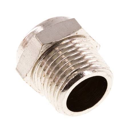 NPT 3/8'' Vernikkeld Messing Compact Pneumatische Geluiddemper 1.4301 Draadgaas [2 Stuks]