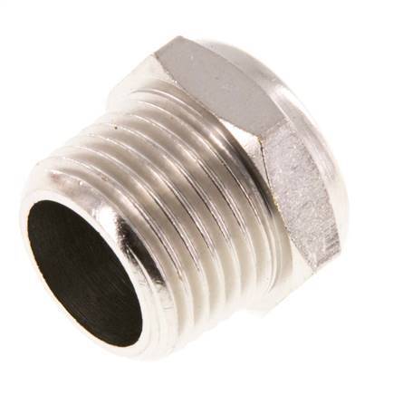 NPT 1/2'' Vernikkeld Messing Compact Pneumatische Geluiddemper 1.4301 Draadgaas [2 Stuks]