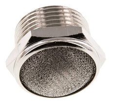NPT 1'' Vernikkeld Messing Compact Pneumatische Geluiddemper 1.4301 Draadgaas