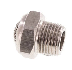 NPT 1/8'' Roestvrijstalen Compacte Pneumatische Geluiddemper 1.4301 Draadgaas