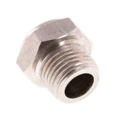 NPT 1/8'' Stainless Steel Compact Pneumatic Muffler 1.4301 Wire Mesh
