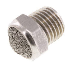 NPT 1/4'' Roestvrijstalen Compacte Pneumatische Geluiddemper 1.4301 Draadgaas