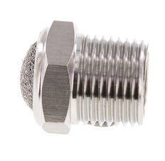 NPT 1/2'' Roestvrijstalen Compacte Pneumatische Geluiddemper 1.4301 Draadgaas