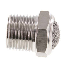 NPT 1/2'' Roestvrijstalen Compacte Pneumatische Geluiddemper 1.4301 Draadgaas