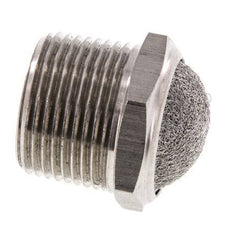 NPT 1'' Roestvrijstalen Compacte Pneumatische Geluiddemper 1.4301 Draadgaas