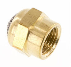 G1/8'' Binnendraad Messing Compacte Pneumatische Geluiddemper [2 Stuks]