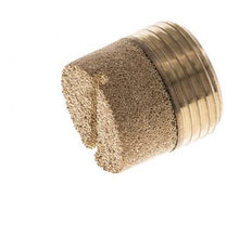 G3/8'' Gesinterd Brons Compact Cilindrisch Pneumatisch Geluiddemper [2 Stuks]