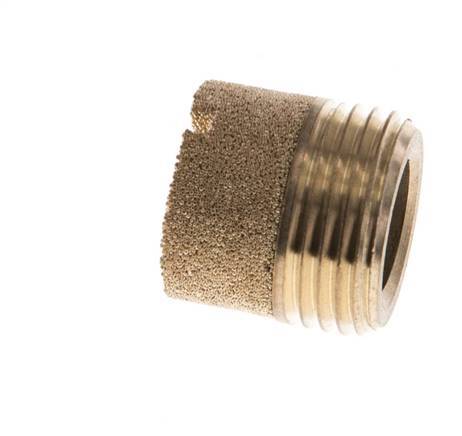 G3/8'' Gesinterd Brons Compact Cilindrisch Pneumatisch Geluiddemper [2 Stuks]