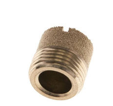 G3/8'' Gesinterd Brons Compact Cilindrisch Pneumatisch Geluiddemper [2 Stuks]