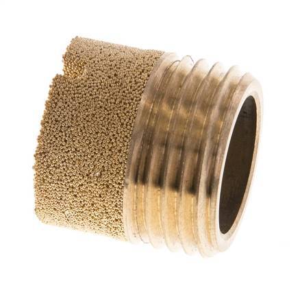 G1/2'' Sintered Bronze Compact Cylindrical Pneumatic Muffler