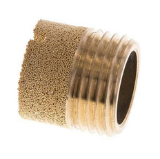 G1/2'' Sintered Bronze Compact Cylindrical Pneumatic Muffler