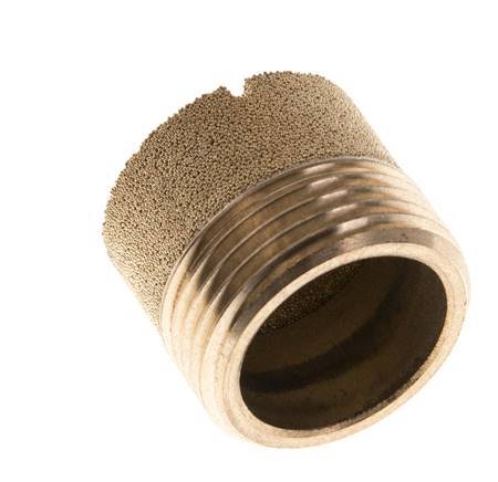 G3/4'' Gesinterd Brons Compact Cilindrisch Pneumatisch Geluiddemper