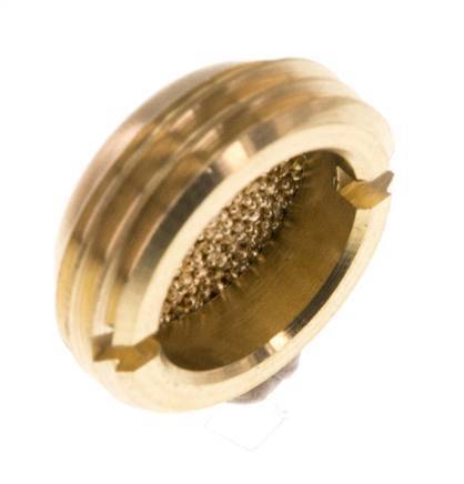 G1/2'' Gesinterd Brons Compact Zinkend Pneumatische Geluiddemper [2 Stuks]