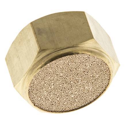 G3/4'' Compacte Binnendraad Pneumatische Geluiddemper van Gesinterd Brons