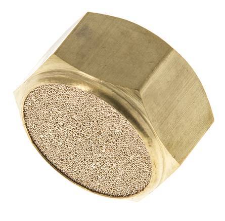 G3/4'' Compacte Binnendraad Pneumatische Geluiddemper van Gesinterd Brons