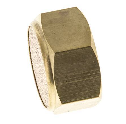 G3/4'' Compacte Binnendraad Pneumatische Geluiddemper van Gesinterd Brons