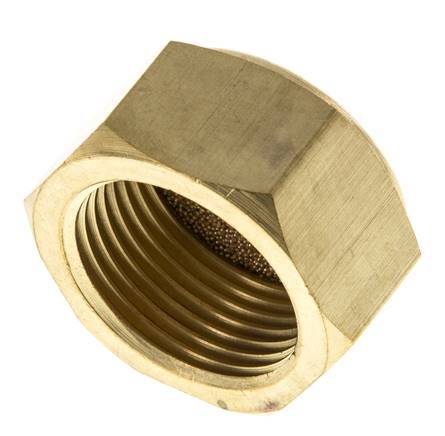 G3/4'' Compacte Binnendraad Pneumatische Geluiddemper van Gesinterd Brons