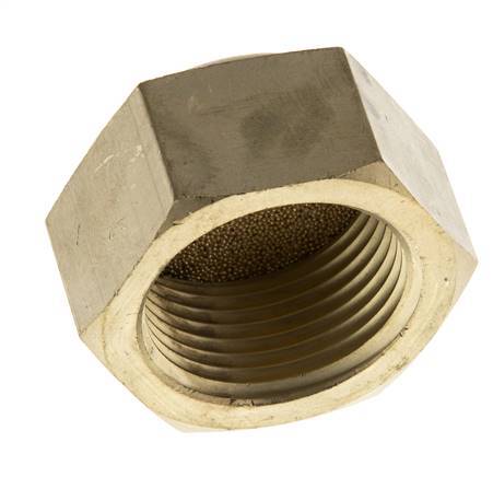 G1'' Gesinterd Brons Compact Binnendraad Pneumatische Geluiddemper