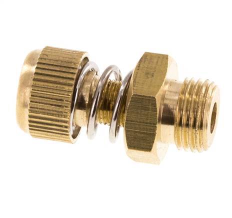G1/8'' Brass Flow Control Muffler With Knurled Screw [2 Pieces]