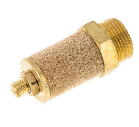 G3/4'' Messing Smoorgeluiddemper Met Borgmoer