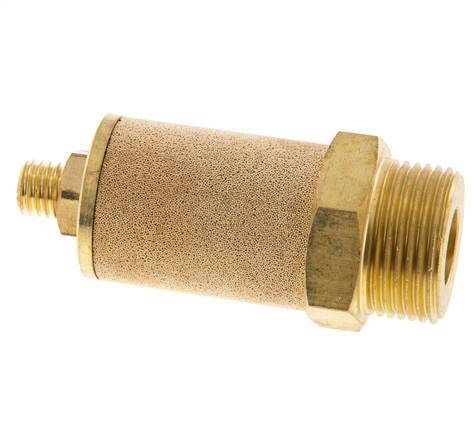G3/4'' Messing Smoorgeluiddemper Met Borgmoer