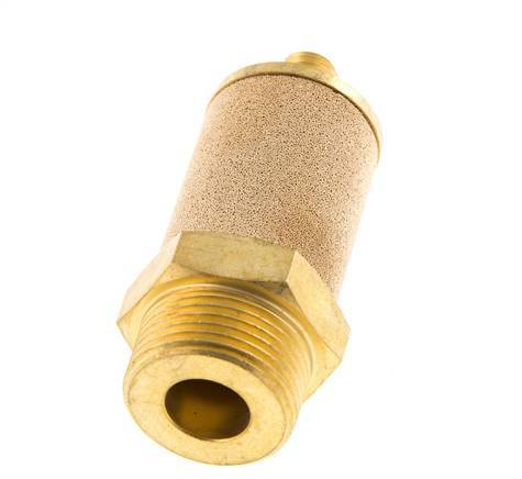 G3/4'' Messing Smoorgeluiddemper Met Borgmoer