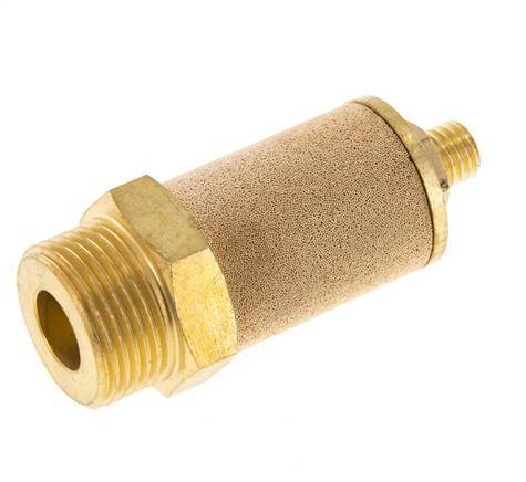 G3/4'' Messing Smoorgeluiddemper Met Borgmoer